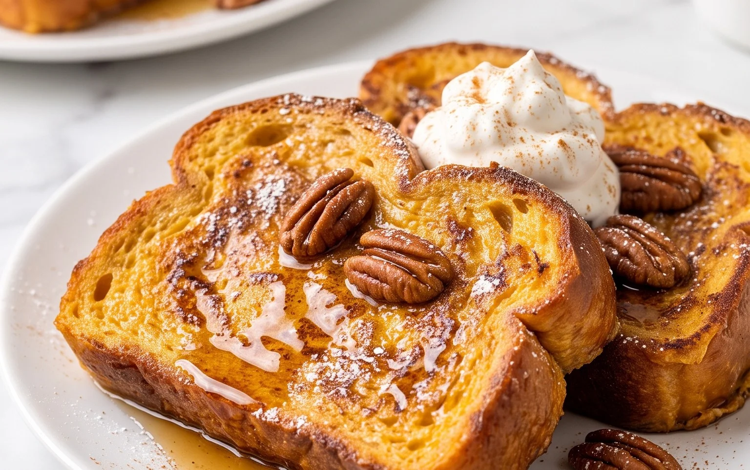 Easy Pumpkin French Toast Recipe-Fall Favorite